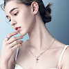 12Pcs 4MM 304 Stainless Steel Paperclip Chain Necklaces NJEW-NB0001-38A-5