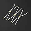 Half Finished Twisted Milan Rope Slider Bracelets FIND-G032-01G-20-1
