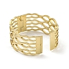 304 Stainless Steel Pave Crystal Rhinestone Hollow Out Hinged Bangles for Women BJEW-D044-07C-G-3