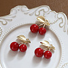 Resin Imitation Fruit Pendants INS-PW0001-01A-1
