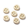 Opaque Plating Acrylic Beads OACR-L013-031B-3