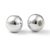 Plating Plastic Acrylic Round Beads PACR-L003-6mm-S-2