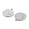 Anti-Tarnish Rhodium Plated 925 Sterling Silver Pendant STER-H111-04P-2