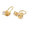Brass Ear Cuff Findings KK-XCP0001-84-3