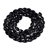 Opaque Solid Color Glass Beads Strands LS-GLAA-N071-01A-C12-2