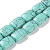 Synthetic Turquoise Beads Strands G-K357-D17-01-1