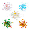 5Bags 5 Colors Glass Chip Beads GLAA-TA0002-40-1