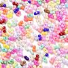 Baking Paint Glass Seed Beads SEED-A033-04N-3