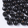 Dyed Natural Wood Beads WOOD-Q006-10mm-14-LF-1