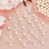8mm About 200Pcs Glass Pearl Round Beads for Jewelry Making Round Box Kit Anti-flash White HY-PH0001-8mm-011-2