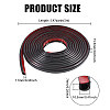 Self Adhesive Semicircular Hard PVC Cable Cover AJEW-WH0886-24B-2