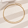 201 Stainless Steel Geometric Double-layer Collarbone Necklaces FY0428-5