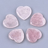 Natural Rose Quartz Heart Love Stone G-T125-06B-1