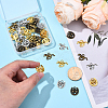 48Pcs 6 Styles Tibetan Style Alloy Pendants FIND-YW0007-25-4