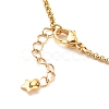 201 Stainless Steel Tree of Life Link Bracelet with 304 Stainless Steel Box Chains for Women BJEW-JB08281-01-5
