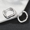 Brass Hoop Earrings EJEW-D320-12P-3