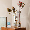 Stainless Steel Crystal Ball Display Holder with Square Clear Acrylic Bases AJEW-WH0695-152P-B-5