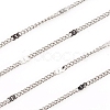 Soldered Brass Coated Iron Cable Chains CH-CJC0001-02B-P-1