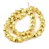 Electroplate Glass Beads Strands X-EGLA-V001-03C-2
