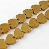 Non-magnetic Synthetic Hematite Beads Strands X-G-Q883-6x6mm-4-2