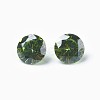 Cubic Zirconia Pointed Back Cabochons ZIRC-WH0001-B09-1