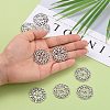 Tibetan Style Filigree Joiners Links TIBE-A11623-AS-LF-5