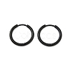 202 Stainless Steel Huggie Hoop Earrings EJEW-F111A-19mm-EB-4