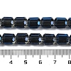 Electroplate Glass Beads Strands GLAA-G112-07E-4