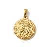 Hand Polished 304 Stainless Steel Pendants STAS-B094-01E-G-1