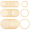 36Pcs 3 Style 201 Stainless Steel Linking Rings STAS-BC0003-60-1