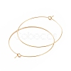 Ion Plating(IP) 316L Surgical Stainless Steel Hoop Earring Findings STAS-D164-06G-A-2