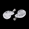 Natural Quartz Crystal Pendants G-Q601-45I-2