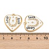 304 Stainless Steel Enamel Pendants STAS-C158-12G-01-3