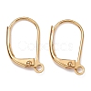 Brass Leverback Earring Findings X-KK-F824-007G-1