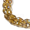 Transparent Electroplate Glass Beads Strands EGLA-N013-T10mm-B08-3