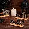 Basswood Cake Insert Card Decoration DIY-WH0016-72-4