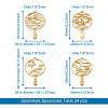 Beadthoven 24Pcs 12 Styles Zinc Alloy Links FIND-BT0001-02-13