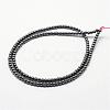 Grade AA Non-magnetic Synthetic Hematite Beads Strands G-P209-01-3mm-2