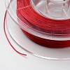 Japanese Eco-Friendly Dyed Flat Elastic Crystal String EW-F005-0.6mm-07-4