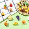 16Pcs 16 Styles Resin Alloy Lapel Pin Backs for Backpack Clothes JEWB-CJ0001-59-6
