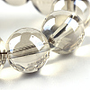 Electroplate Glass Beads Strands EGLA-Q062-8mm-A11-4