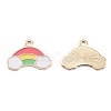 Alloy Enamel Pendants PALLOY-K007-02KCG-1