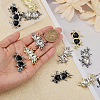 12Pcs 6 Styles Alloy Connector Charms FIND-CA0008-38-3