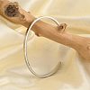 Non-Tarnish 304 Stainless Steel Cuff Bangles X-BJEW-K173-02P-6