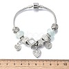 Alloy European Beads Charm Bracelets BJEW-F495-11P-3