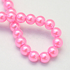 Baking Paint Glass Pearl Bead Strands HY-Q003-3mm-68-4