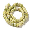 Natural Lemon Jade Beads Strands G-B078-G03-01-3