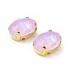 Mocha(MK) Oval Sew on Rhinestone RGLA-F080-01A-02-3