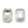 Pointed Back Glass Rhinestone Cabochons RGLA-T079-8x10mm-01-2