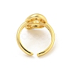 Brass Letter Open Cuff Rings for Women RJEW-G313-01Q-G-3